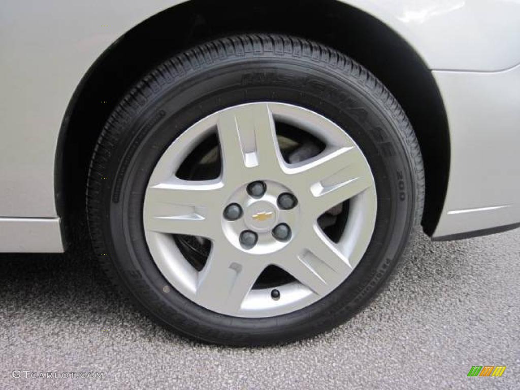 2006 Malibu LT V6 Sedan - Silverstone Metallic / Ebony Black photo #10