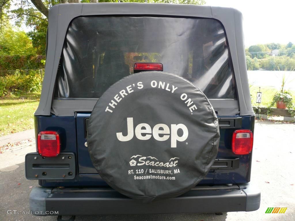 2004 Wrangler Sport 4x4 - Patriot Blue Pearl / Dark Slate Gray photo #2