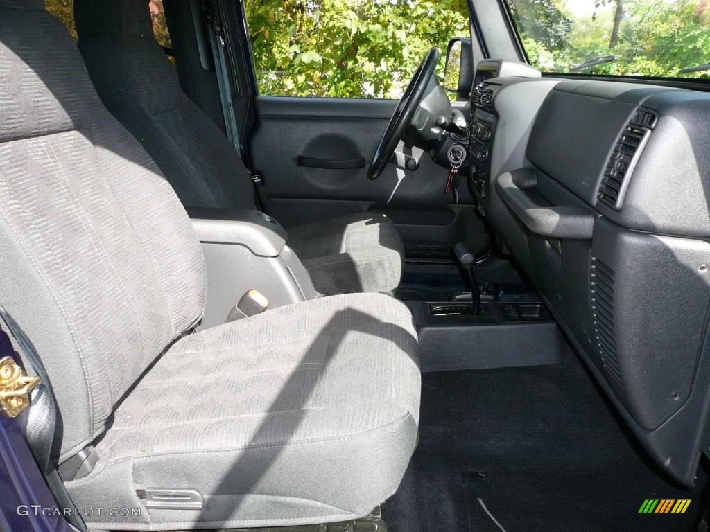 2004 Wrangler Sport 4x4 - Patriot Blue Pearl / Dark Slate Gray photo #10