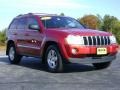 2005 Inferno Red Crystal Pearl Jeep Grand Cherokee Limited 4x4  photo #9