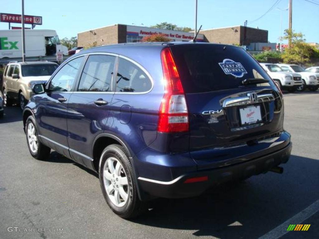 2007 CR-V EX 4WD - Royal Blue Pearl / Black photo #2