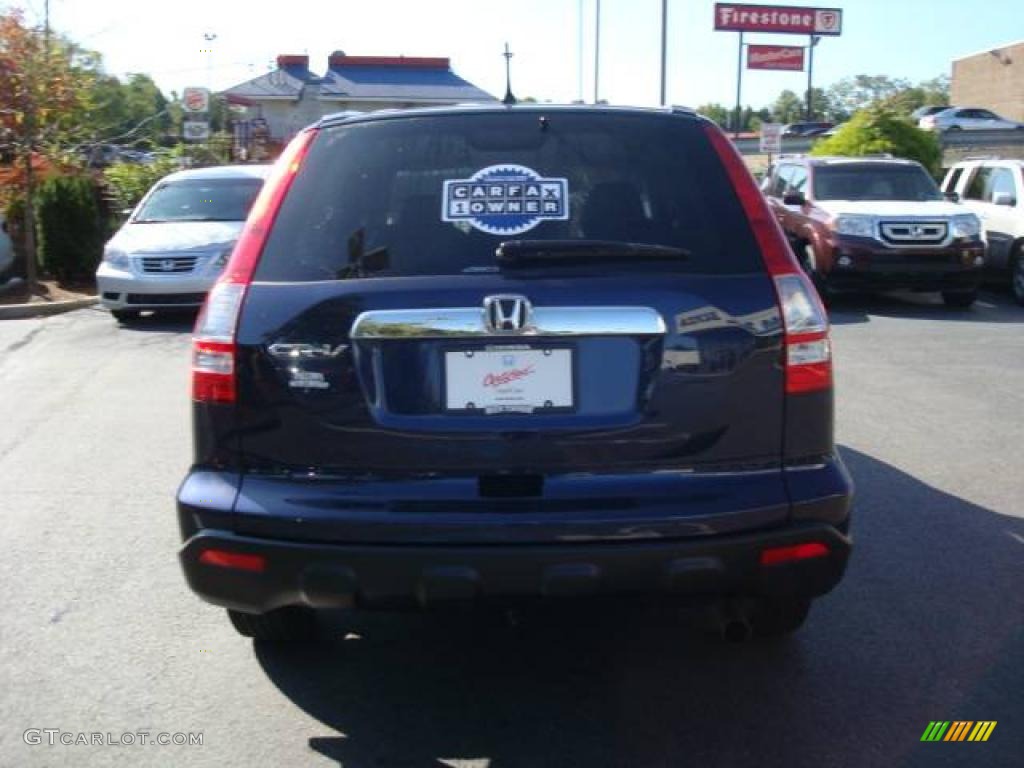 2007 CR-V EX 4WD - Royal Blue Pearl / Black photo #3