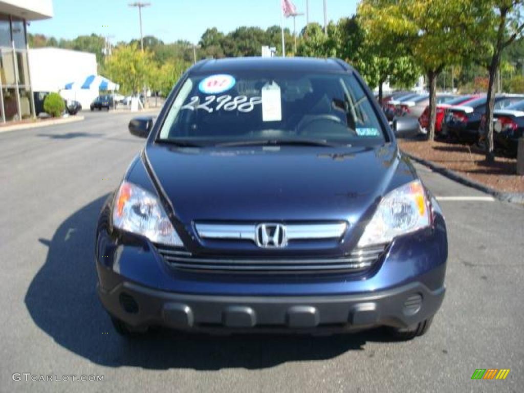 2007 CR-V EX 4WD - Royal Blue Pearl / Black photo #6