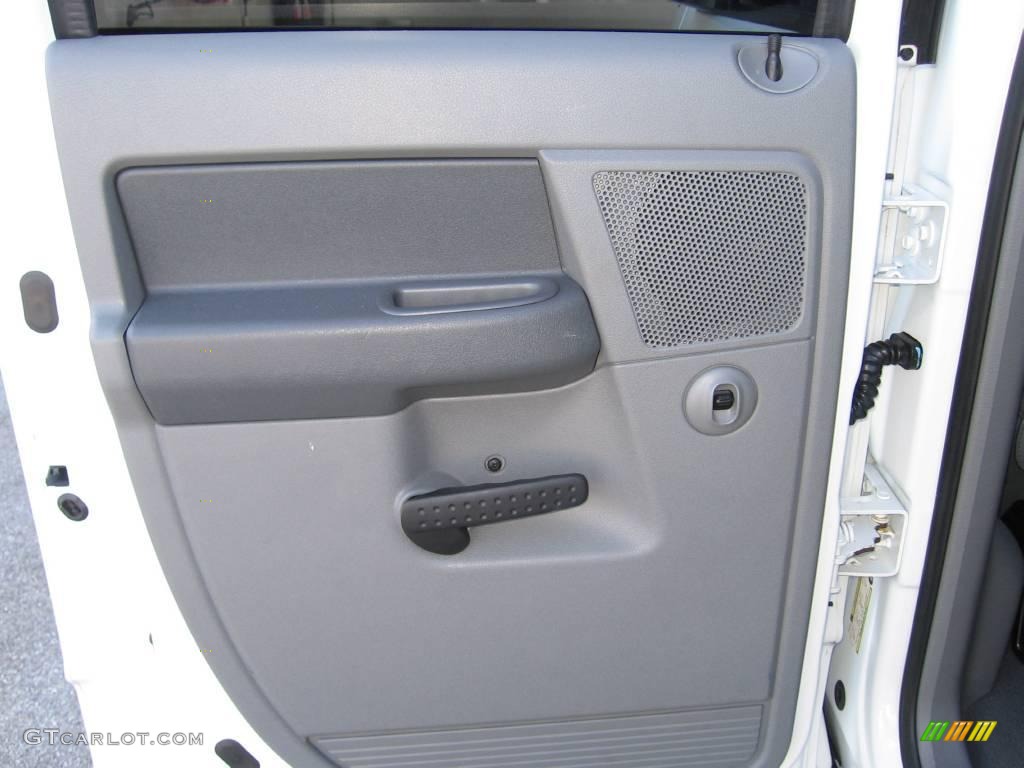 2008 Ram 1500 Big Horn Edition Quad Cab - Bright White / Medium Slate Gray photo #26