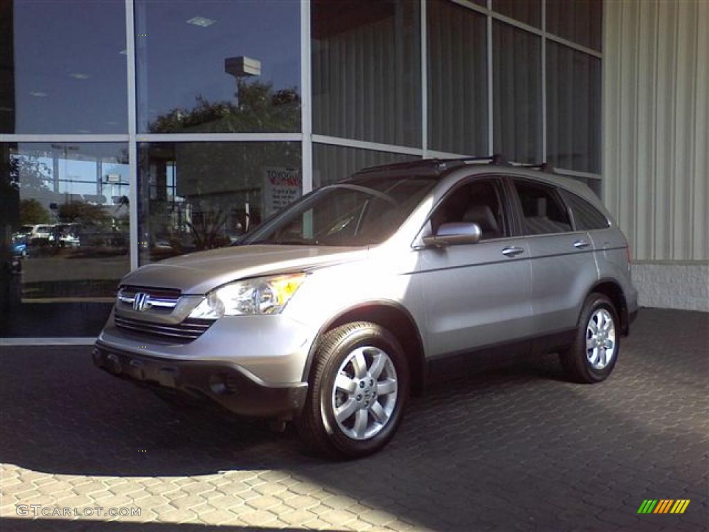 2007 CR-V EX-L 4WD - Whistler Silver Metallic / Gray photo #19