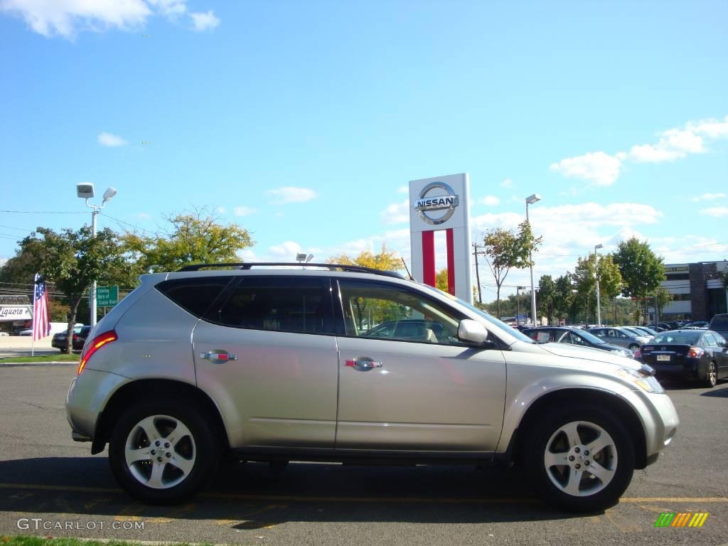 2005 Murano SL AWD - Sheer Silver Metallic / Cafe Latte photo #12