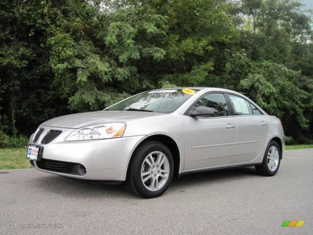 2006 G6 V6 Sedan - Liquid Silver Metallic / Ebony photo #1