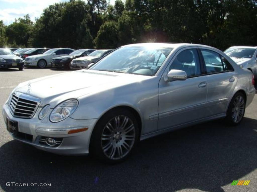 2008 E 350 Sedan - Iridium Silver Metallic / Ash photo #1