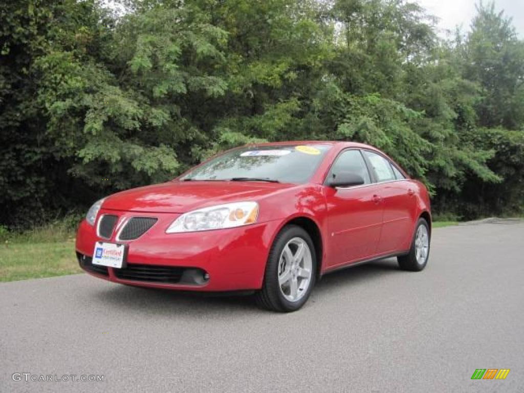 2007 G6 V6 Sedan - Crimson Red / Ebony photo #1