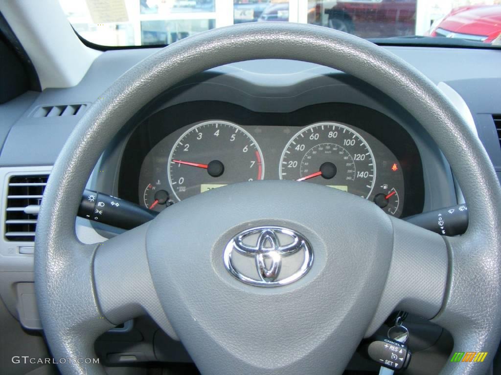 2009 Corolla LE - Blue Streak Metallic / Ash photo #10