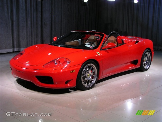 2003 360 Spider F1 - Red / Tan photo #1