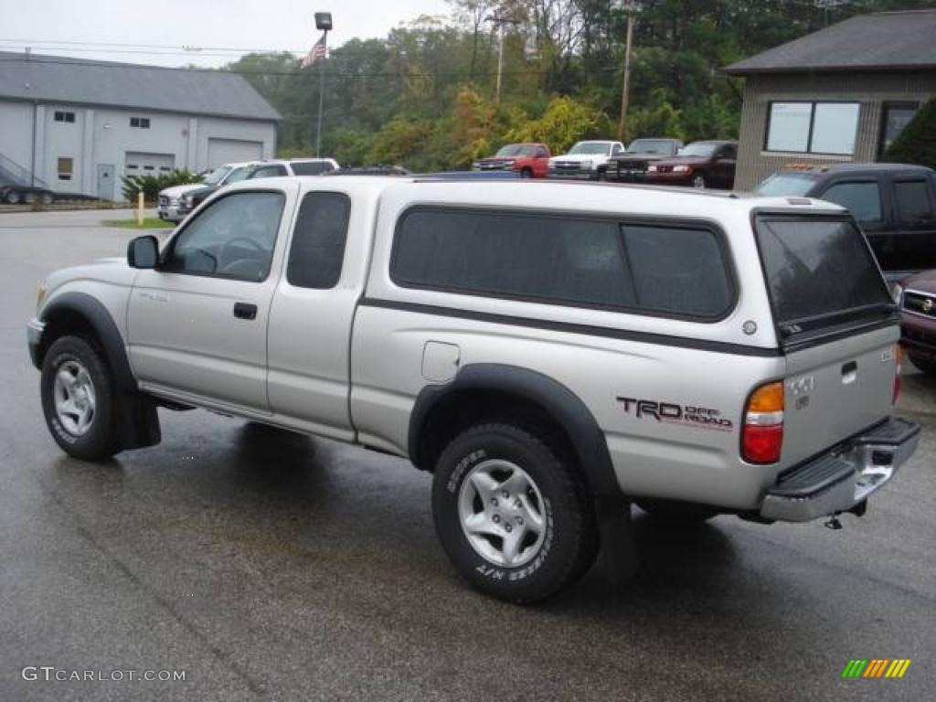 2001 Tacoma V6 PreRunner Xtracab - Lunar Mist Silver Metallic / Charcoal photo #8