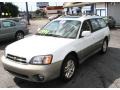 White Frost Pearl 2001 Subaru Outback Limited Wagon