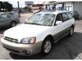 2001 White Frost Pearl Subaru Outback Limited Wagon  photo #1