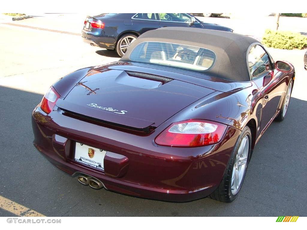 2006 Boxster S - Carmon Red Metallic / Sand Beige photo #6