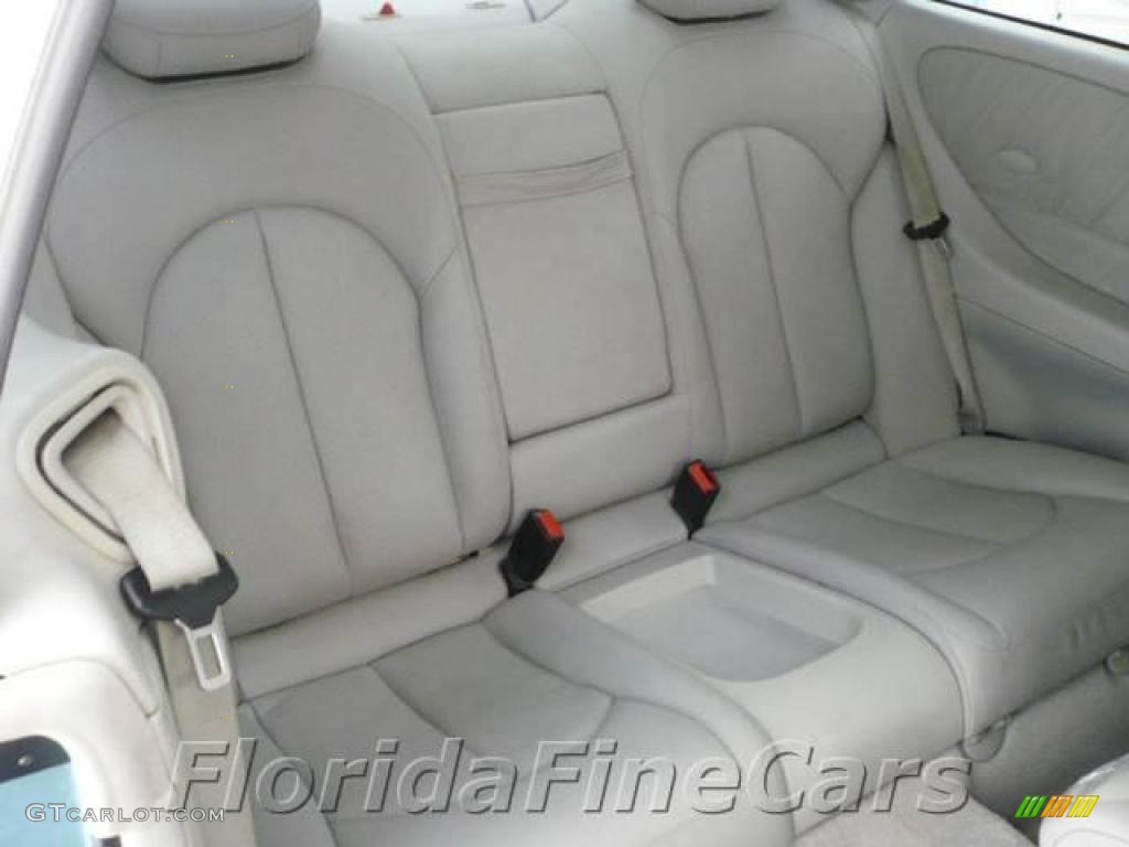 2003 CLK 320 Coupe - Quartz Blue Metallic / Ash photo #13