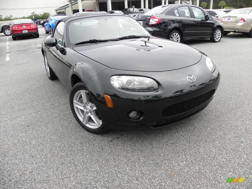 2007 MX-5 Miata Sport Roadster - Highland Green / Black photo #1