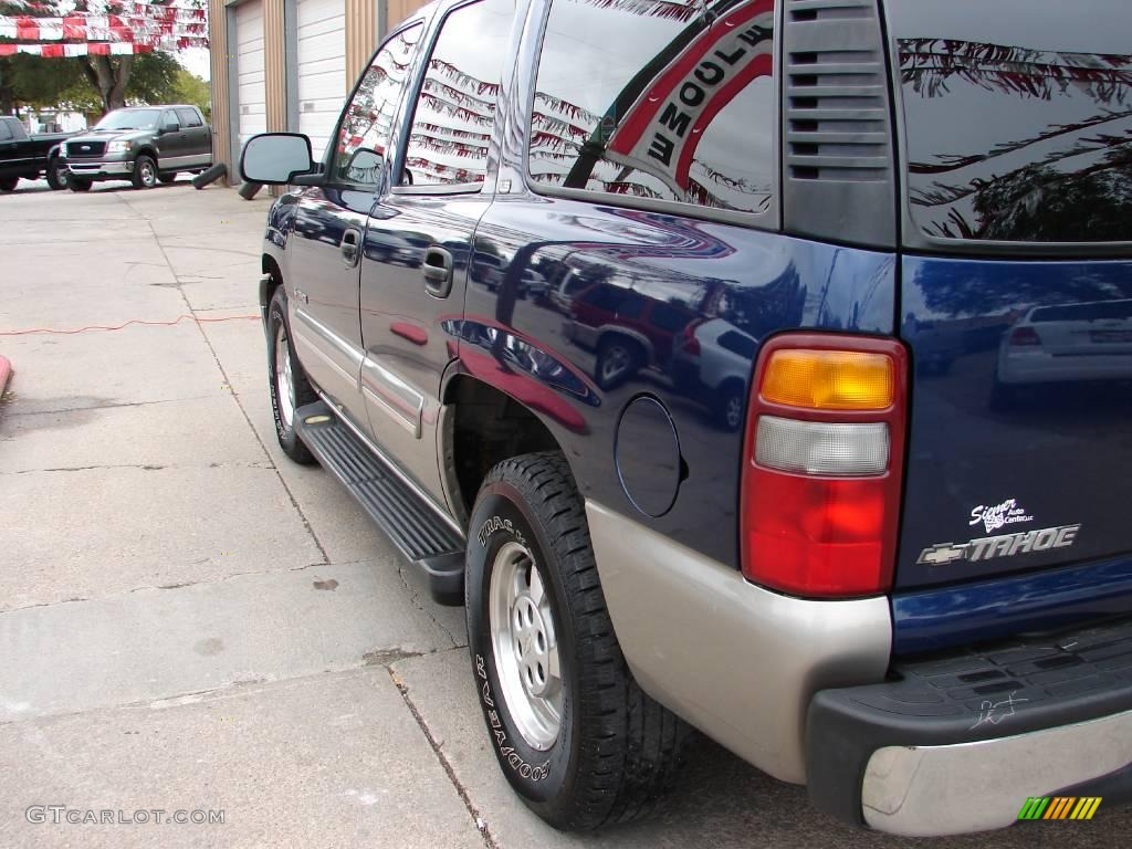 2000 Tahoe LS 4x4 - Indigo Blue Metallic / Gray photo #37