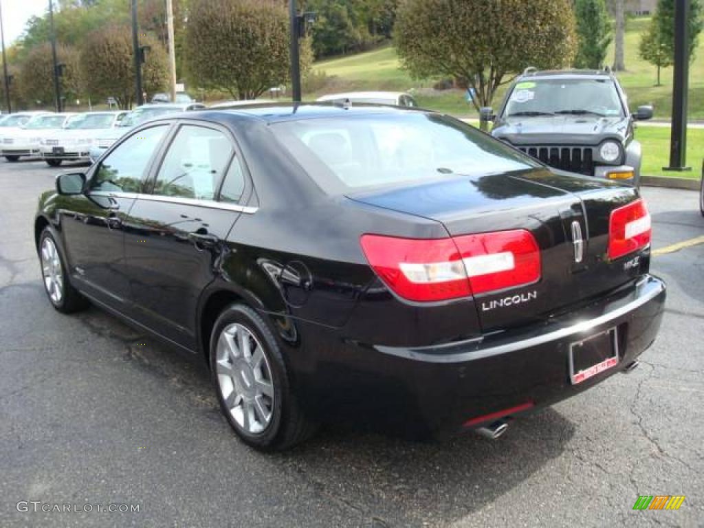 2008 MKZ Sedan - Black / Dark Charcoal photo #2