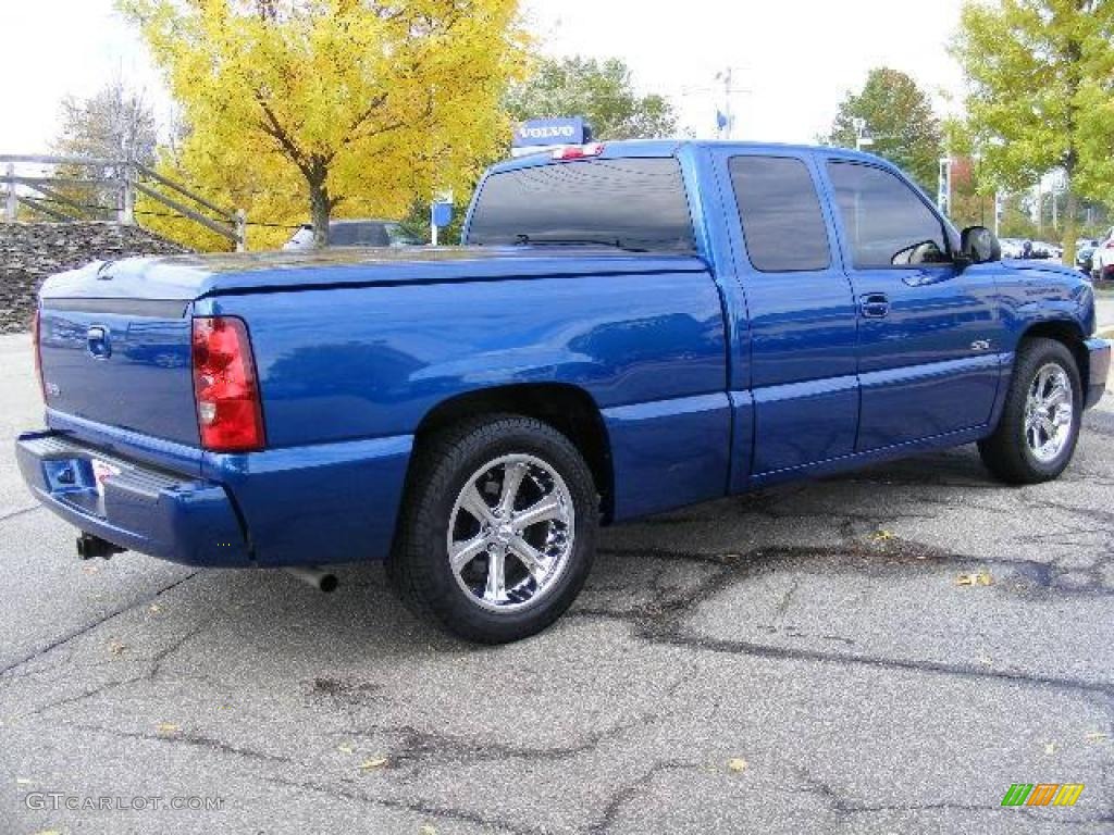 2003 Silverado 1500 SS Extended Cab AWD - Arrival Blue Metallic / Dark Charcoal photo #5