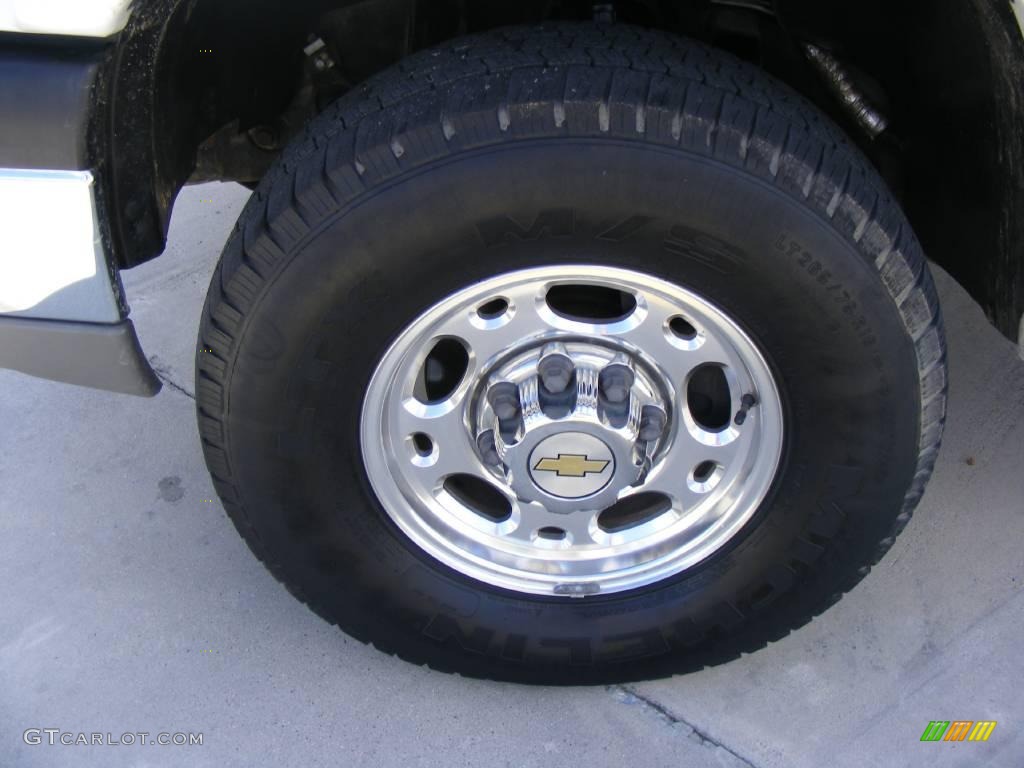 2003 Silverado 1500 LS Crew Cab 4x4 - Summit White / Tan photo #13