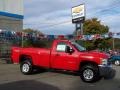 Victory Red 2009 Chevrolet Silverado 3500HD Work Truck Regular Cab 4x4