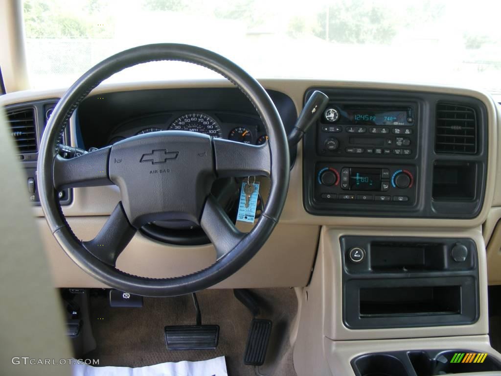 2003 Silverado 1500 LS Crew Cab 4x4 - Summit White / Tan photo #39