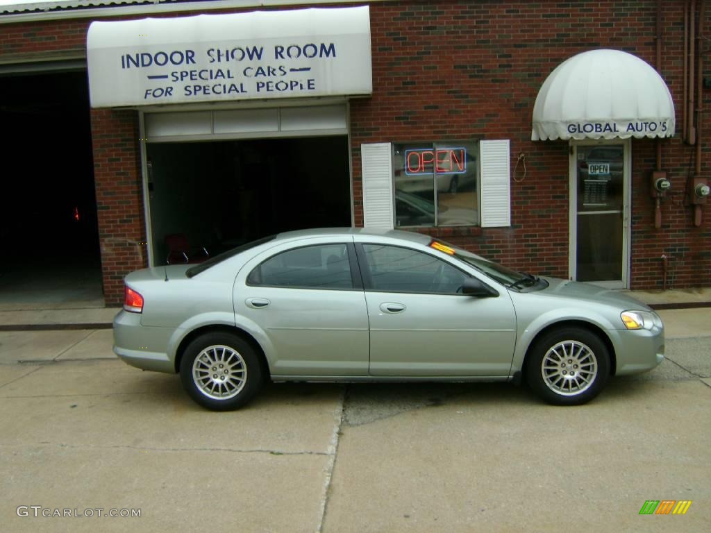 2006 Sebring Sedan - Satin Jade Pearl / Dark Slate Gray photo #1