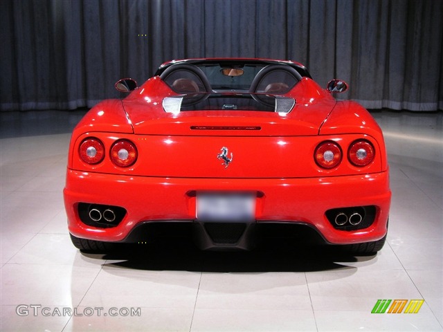 2003 360 Spider F1 - Red / Tan photo #20