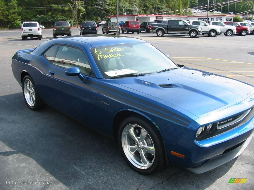 2010 Challenger R/T Classic - Deep Water Blue Pearl / Dark Slate Gray photo #1