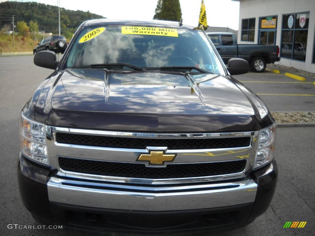 2008 Silverado 1500 LT Extended Cab 4x4 - Dark Cherry Metallic / Ebony photo #18