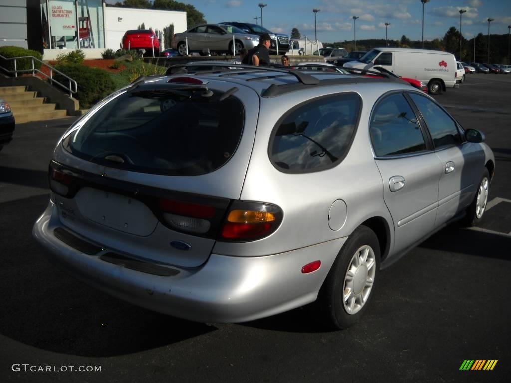 1997 Taurus GL Wagon - Silver Frost Pearl / Grey photo #2