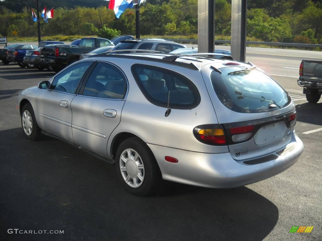 1997 Taurus GL Wagon - Silver Frost Pearl / Grey photo #4