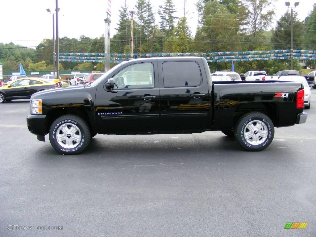 2009 Silverado 1500 LTZ Crew Cab 4x4 - Black / Light Cashmere photo #5