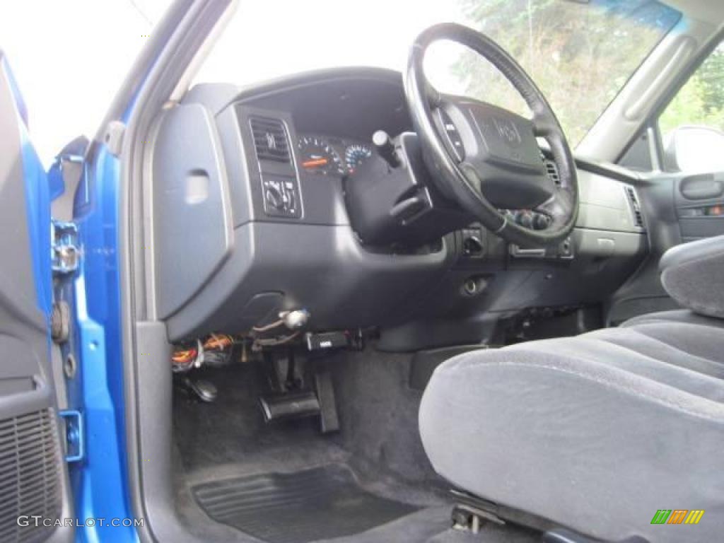 2001 Dakota Sport Regular Cab 4x4 - Intense Blue Pearl / Dark Slate Gray photo #10