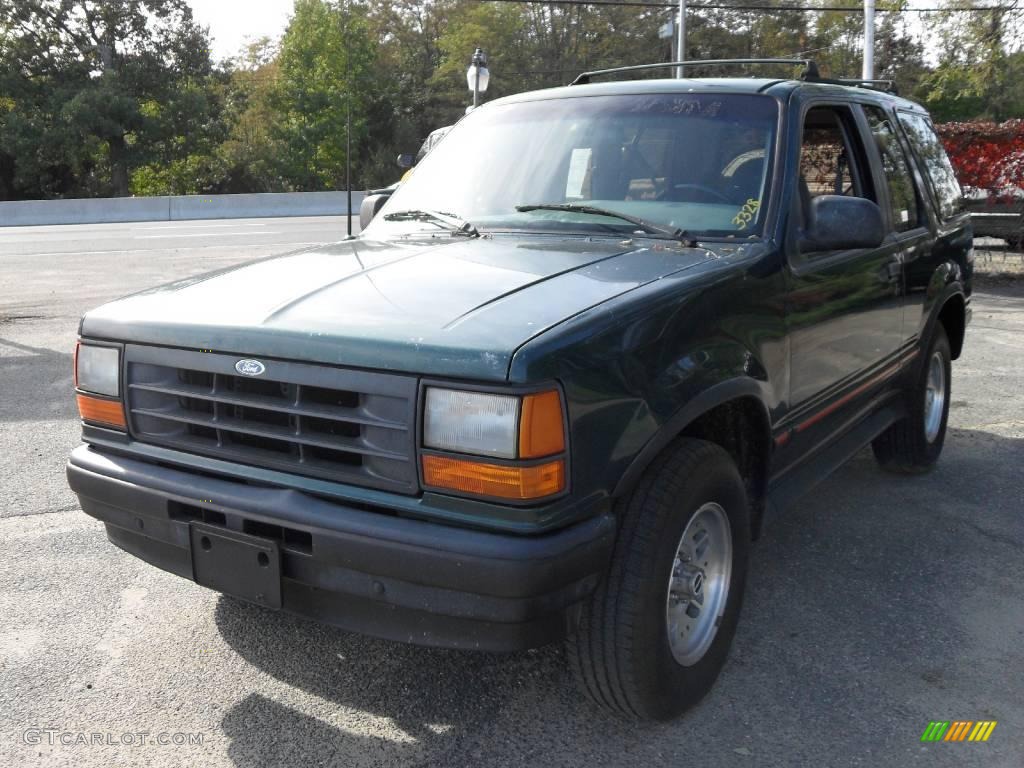 1994 Explorer Sport - Deep Emerald Green Metallic / Gray photo #2