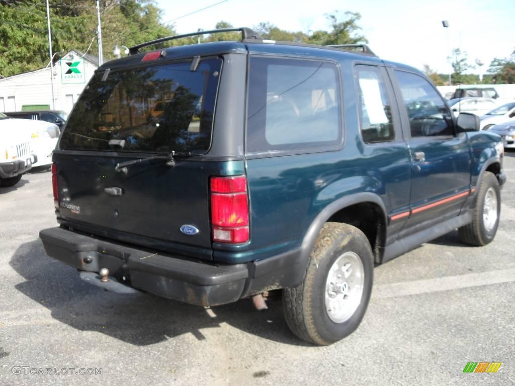 1994 Explorer Sport - Deep Emerald Green Metallic / Gray photo #5