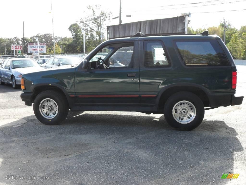 1994 Explorer Sport - Deep Emerald Green Metallic / Gray photo #8
