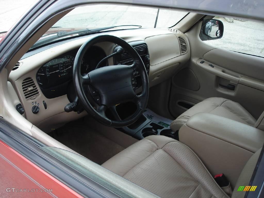 1998 Explorer Sport 4x4 - Bright Amber Metallic / Medium Prairie Tan photo #8