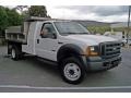 Oxford White - F450 Super Duty XL Regular Cab Chassis Dump Truck Photo No. 4