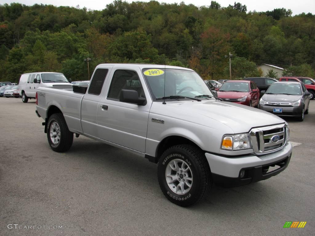 2007 Ranger XLT SuperCab 4x4 - Silver Metallic / Medium Dark Flint photo #5