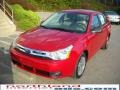 2010 Sangria Red Metallic Ford Focus SE Sedan  photo #2