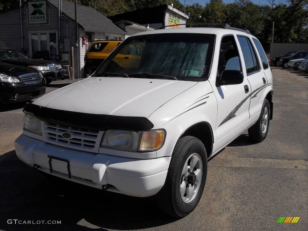 1997 Sportage 4x4 - Crystal White / Gray photo #1