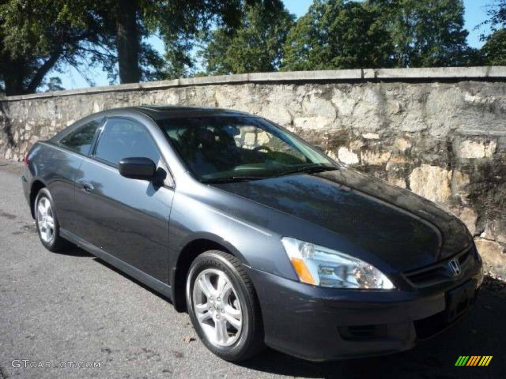 2006 Accord EX-L Coupe - Graphite Pearl / Black photo #1