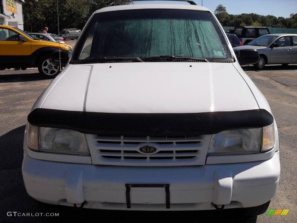 1997 Sportage 4x4 - Crystal White / Gray photo #2