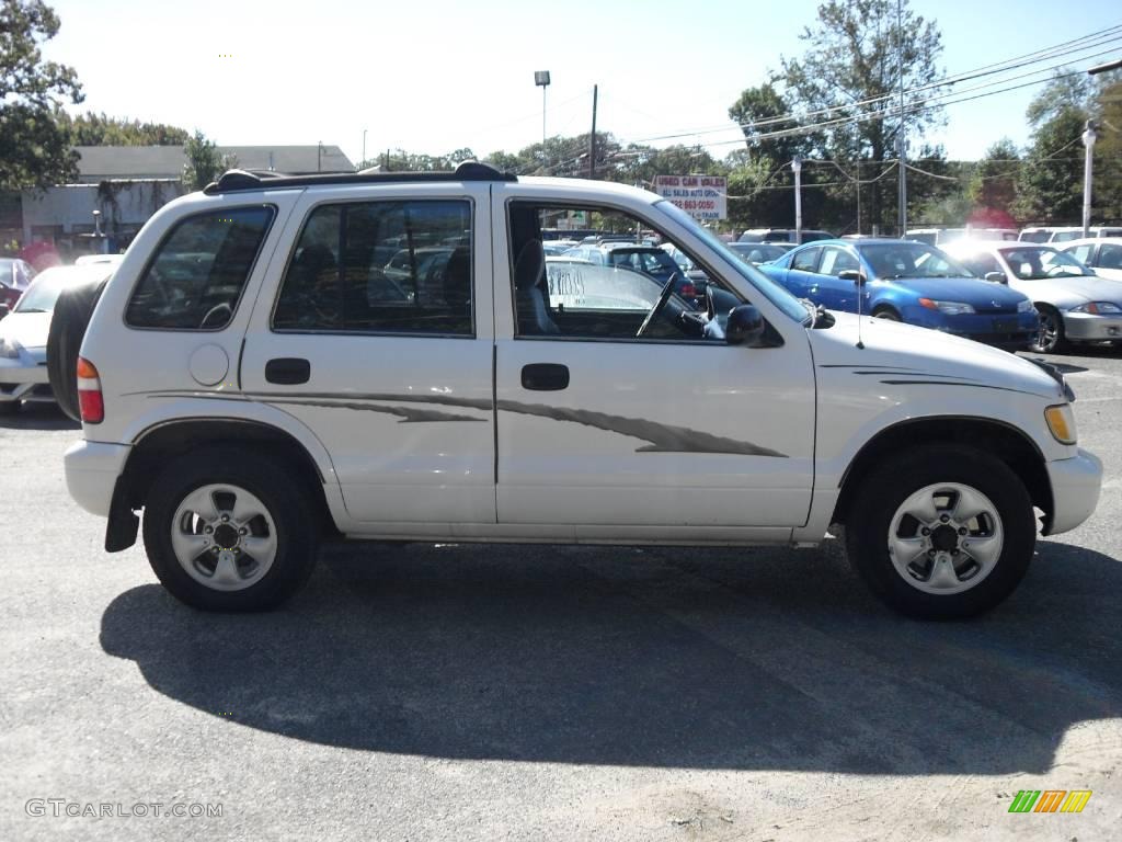 1997 Sportage 4x4 - Crystal White / Gray photo #4