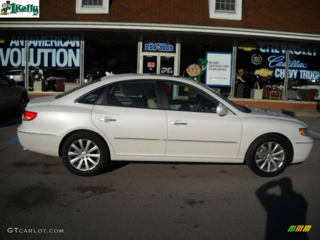 2009 Azera GLS - Ivory Pearl / Beige photo #2