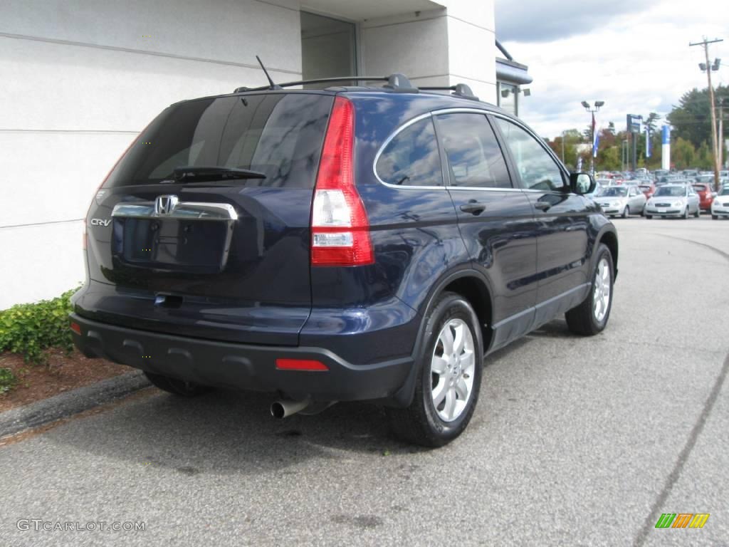 2008 CR-V EX 4WD - Royal Blue Pearl / Gray photo #3