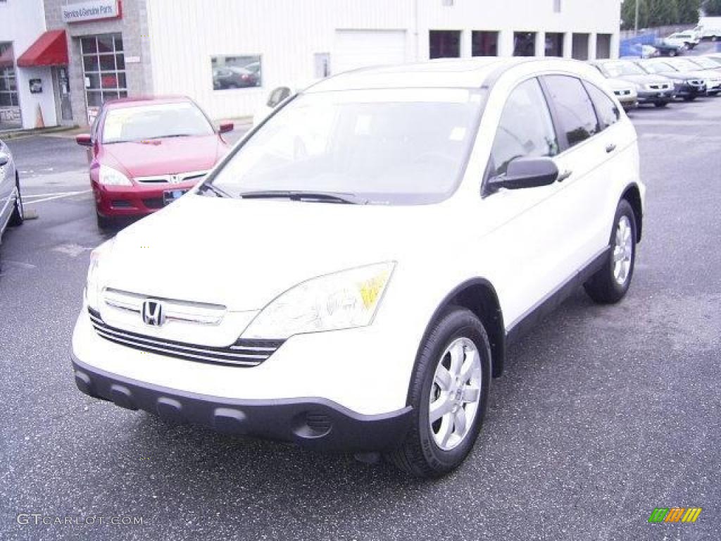 2008 CR-V EX - Taffeta White / Gray photo #1