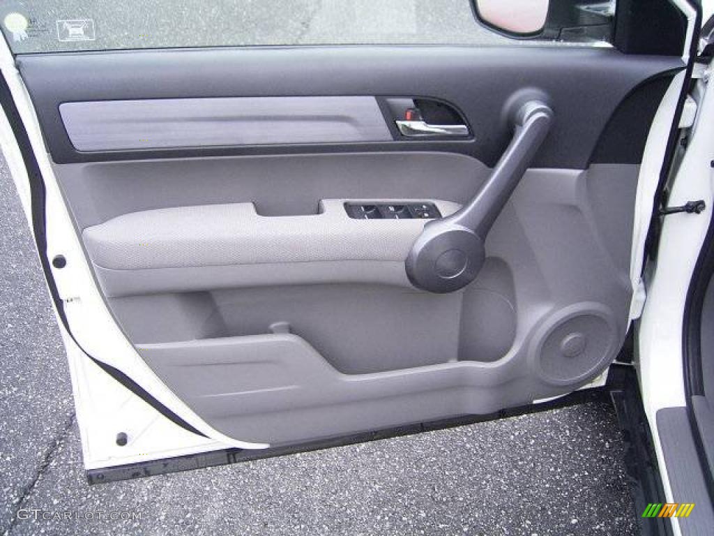 2008 CR-V EX - Taffeta White / Gray photo #7